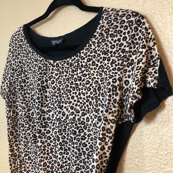Topshop Leopard print T-shirt - Picture 3 of 5